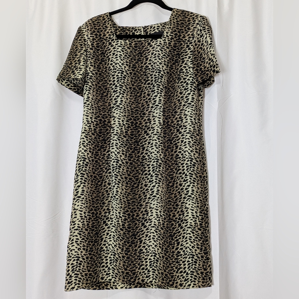 Vintage SAG HARBOR Animal Print Dress Size 6P